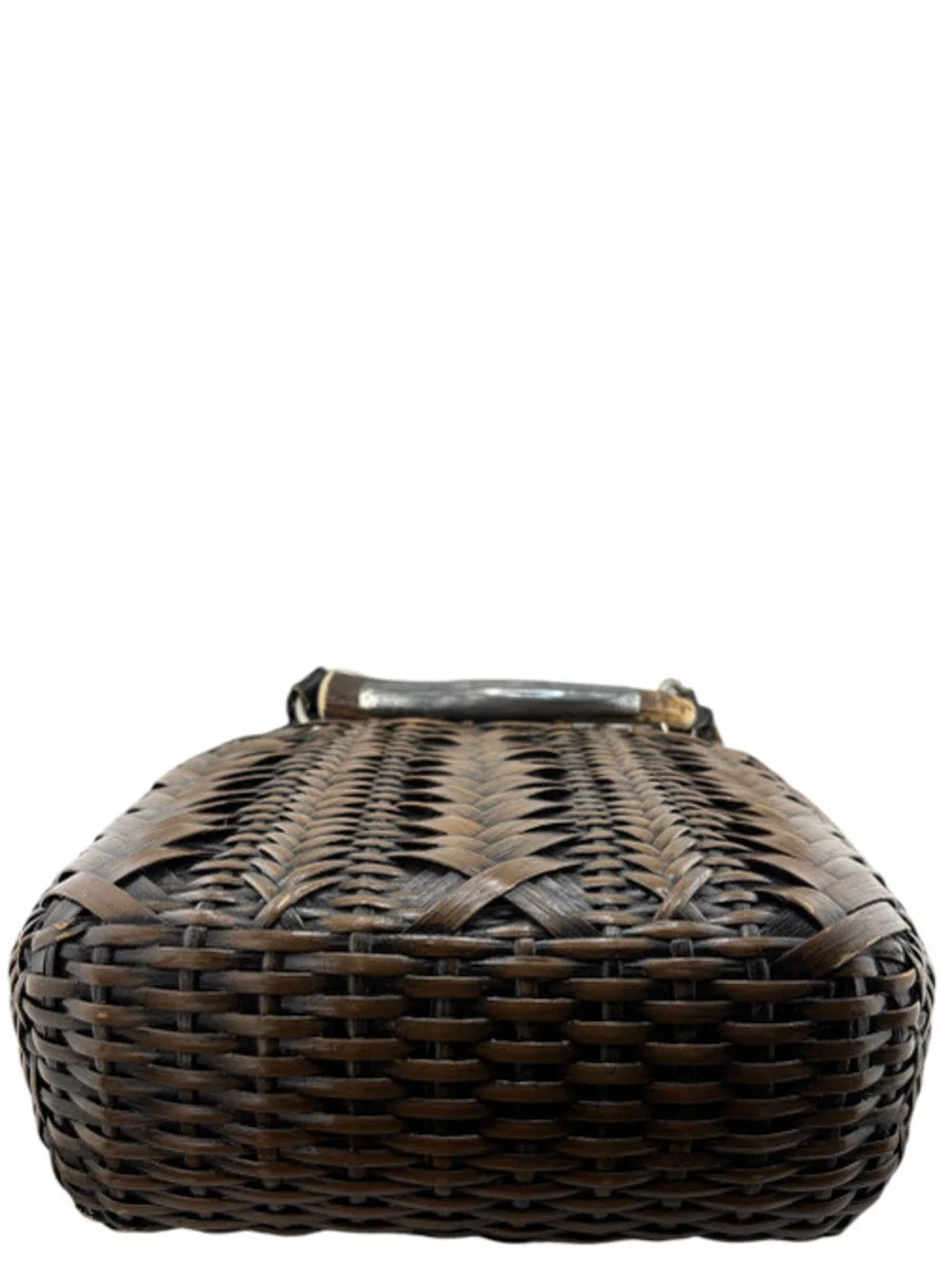 Yves Saint Laurent Wicker Mombasa Shoulder Bag